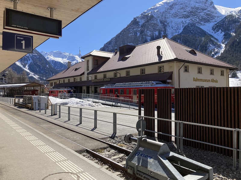 Modelljärnvägen på Albula järnvägsmuseum i Bergün
