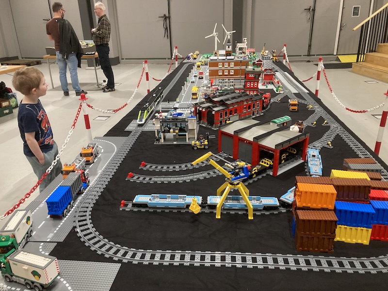 Tema: modeller på Järnvägsmuseet under påsklovet