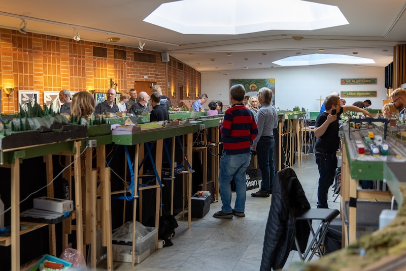 Trerälsträff i Spånga